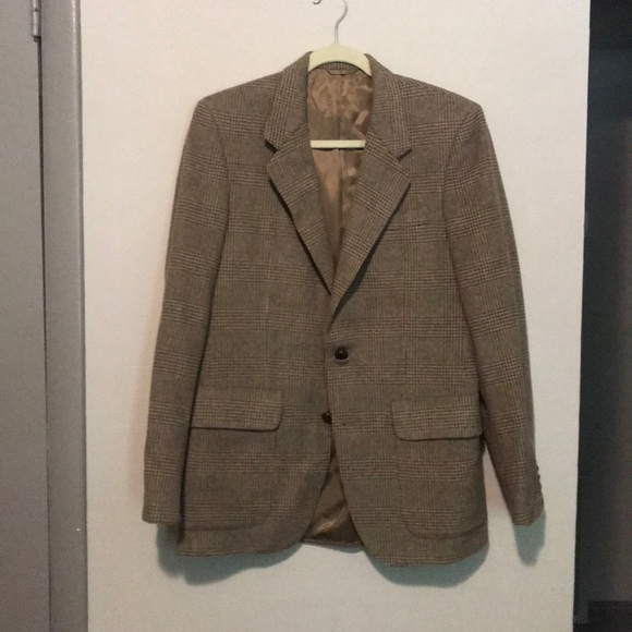 Vintage Camel and Wool Blazer - Picture 1 of 5